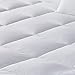Sleep Innovations Dual Layer 4 Inch Memory Foam Mattress Topper, Twin Size, Medium Support, 2 Inch Cooling Gel Memory Foam Plus 2 Inch Pillow Top Cover