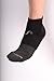Incrediwear Active Socks – Quarter Socks and Athletic Socks for Men and Women (Black, Medium)