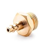 Heavy Duty RV and Camper Winterizing Blowout Plug Quick Connect Air Compressor | Easy Grip | Commercial Grade | Quick Connect Brass Fitting to Winterize Boats Motorhomes |Travel Trailers |Garden Hoses