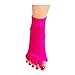 Minjie Yoga Gym Massage Half Toe Socks Foot Alignment Socks Toe Separator Socks Comfy Toes Alignment Socks for Women men(Rose+Black)
