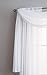 Jane - Rod Pocket Semi-Sheer Curtains - 2 Pieces - Total size 108