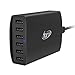 USB Wall Charger, Key Power 60 Watt 12A 6-Port Charging Station for Apple iPhone Xs/Max/XR/X/ 8/7 Plus, iPad Pro/Air Mini/Samsung Galaxy S9/S8/S7/S6 Edge and More
