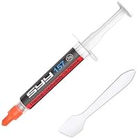 SYY Thermal Paste, 2 Grams CPU Thermal Paste Thermal Compound Paste Heatsink for IC/Processor/CPU/All Coolers, 15.7W/m.k...