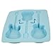 HDE Guitar Shaped Music Party Silicone Jello Chocolate Mold Ice Cube Tray with 3 Neck Drink Stirrers