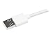 StarTech.com Angled Lightning to USB Cable - 2m (6ft) - White - Apple MFi Certified (USBLT2MWR)