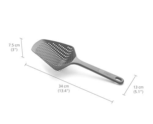Passoire Joseph Joseph Scoop Plus - Égouttoir Et Serveur - Résiste à 200°C - Noir - Grand Modèle