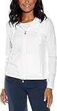 Coolibar UPF 50+ Women's Seaside Hoodie - Sun Protective (Medium - White)