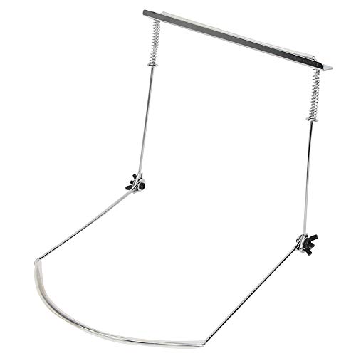 Harmonica Holder, Mouth Organ Holder Harmonica Holding Bracket Harmonica Neck Holder Harmonica Stand for 24 Holes Harmonica (Silver)