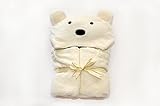Hooded Baby Towel & Washcloth set – 100% Natural Organic Bamboo Fibers – Hypoallergenic and Antibacterial