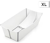 Stokke Flexi Bath X-Large Foldable Baby Bath White Newborn to 21kg view 3