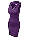 Doublju Womens Sleeveless Ribbed Knit Henley Hoodie Dress with Plus Size