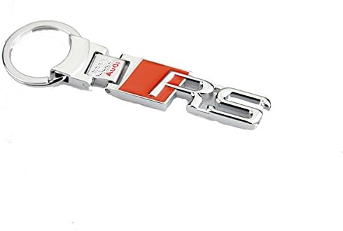 Rs Sline S4 Zinc Alloy Sport Car Logo Pendant Keychain KeyRing For Audi Charms Sline Rs Sline S4 (RS)