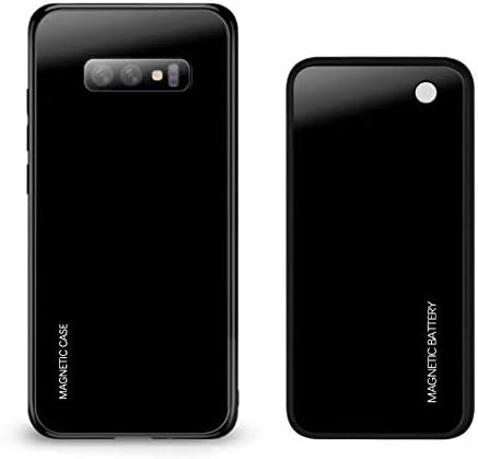 JCTek Qi Wireless Portable Charger, 5000mAh Charging Power Bank Battery Charger Pad External Battery Pack for iPhone 8/8 Plus, Samsung S10 S10e S10 Plus S9Plus (Galaxy S10 Plus, Black)