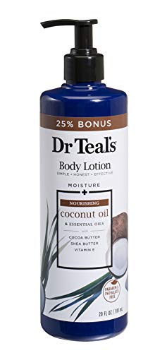 Dr Teal's Body Lotion - Nourishing Coconut Oil - 20 oz Bonus Size