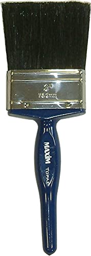 Maxim Topaz Synthetic Bristle Paintbrush - for all Paints & Varnishes - 75mm (3")