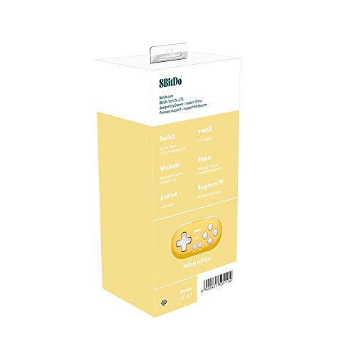 8bitdo Zero 2 Bluetooth Gamepad Yellow Edition Nintendo Switch Pricepulse