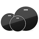 Evans Black Chrome Tompack, Rock (10 inch, 12 inch, 16 inch)