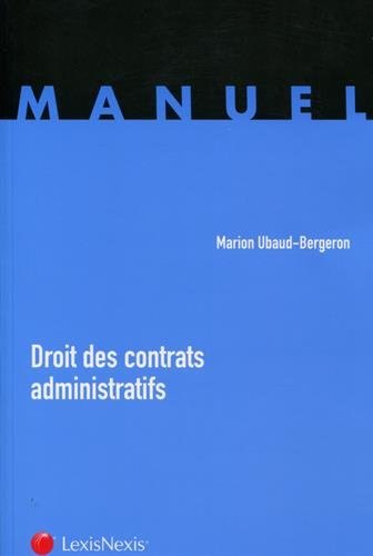 Droit des contrats administratifs