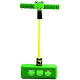 Flybar My First Pogo Pals Jumper for Kids Fun and Safe Pogo Stick for Toddlers, Durable Foam and Bungee Jumper for Ages 3 and up, Supports up to 250lbs (Frog)