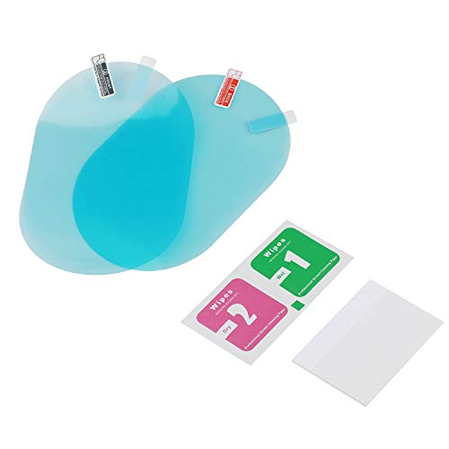 WEIKAI LIMITED Car Rearview Mirror Film,2PCS Side Window Rainproof Film,Automobile Side View Glass Anti-Fog,Anti-Glare Film,Rear View Mirror Window Clear Nano Film