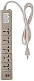 Multi-outlet Universal Power Strip with 2 USB Ports