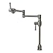 Geyser GF48-S Stainless Steel Deck Mount Pot Filler Kitchen Faucet with Dual Handles by Geyser