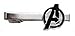 Marvel Comics THE AVENGERS Logo Silvertone TIE CLIP