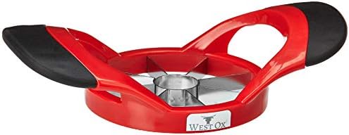West Ox Apple Slicer and Corer, Stainless Steel Ultra-Sharp Apple Cutter, Pitter, Divider, Corer, Slicer [FreeApple E-Book Recipe]