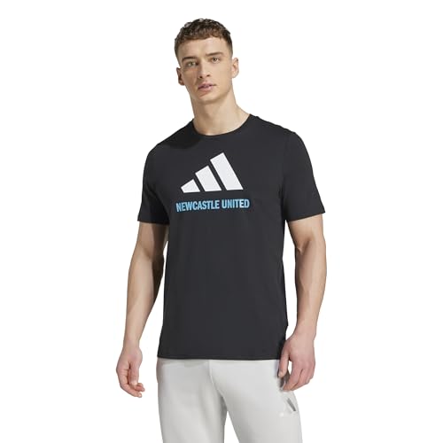 adidas Men's Newcastle United FC Seasonal Graphic T-Shirt, Black, Large