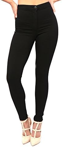 SUG Women's Curvy Fit Super Comfy Stretch Skinny Jeans, Mid/High Rise Butt-Lifting Denim