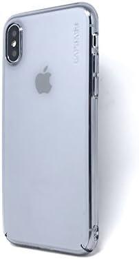 Capdase Fine 4S 3D Curve Bumper Design Snap Case for iPhone X, Clear Black