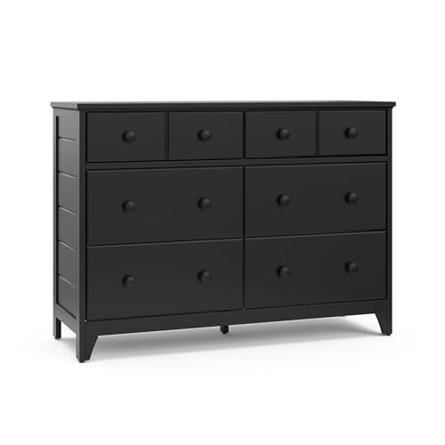 Storkcraft Moss 6 Drawer Dresser, Black at Amazon