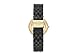 Anne Klein Women's AK/2620BKGB Swarovski Crystal Accented Gold-Tone and Black Resin Bracelet Watch