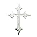 TIROL Stainless Steel CROSS Emblem Easy Peel & Stick Installation Car Badges