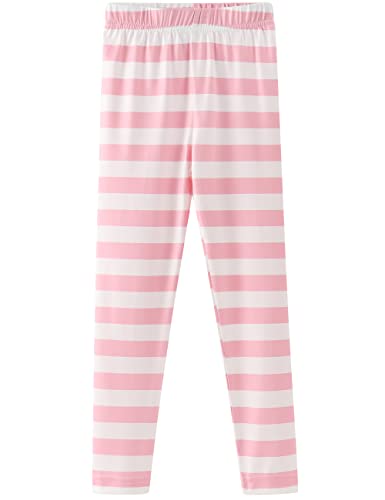 Noomelfish Girls Striped Leggings Soft Full Length