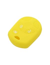 SEGADEN - Funda protectora de silicona para llave de Ford con 3 botones CV2705