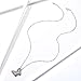 BAMOER Butterfly Pendant Necklace Multi Color CZ Butterfly Dainty Necklace for Women Wedding Birthday Gift