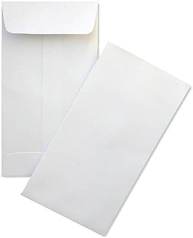 500 Cashier Depot #1 Coin Envelopes, 2 1/4" X 3 1/2", Sturdy 24lb. White Paper, Gum Flap (500 Envelopes.)