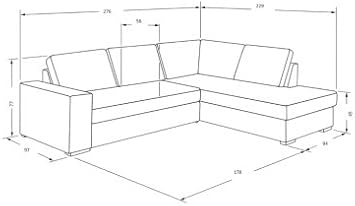 Angle Reversible William Ii Pu Taupe Amazon Fr Cuisine Maison