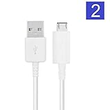 Samsung USB Cable OEM EP-DG925UWE USB Data Sync Charging Cables for Galaxy S6/S6 Edge/S6 Edge+/S7/S7 Edge/Note 4/5/Edge - Non Retail Packaging- White