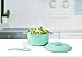 Handy Gourmet Eco Friendly Microwave Pressure Cooker - Easy Microwave Cooking - Easy & Fast Microwave Cookware for Rice, Chicken, Pasta, and More - Non-Toxic & Bio-degradable Material (Teal)