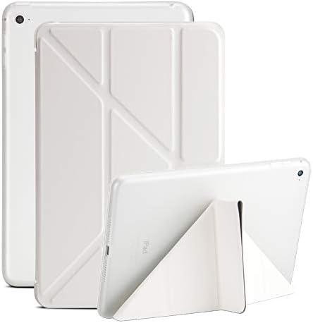 iPad Pro 9.7 Case,AICOO Ultra Slim 3D Designed Case Smart Origami Stand [with Sleep/Wake Function] Soft TPU Back Protector Cover Case for Apple iPad Pro 9.7,White