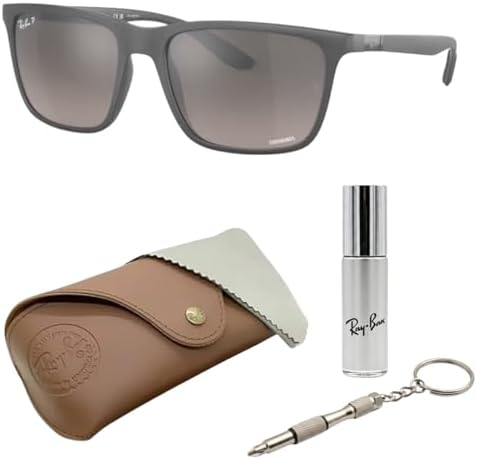 Amazon.com: Ray-Ban RB4330CH Square Shape Polarized Sunglasses for
