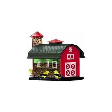 Audubon Red Barn Combo Seed Bird Feeder Model 6290