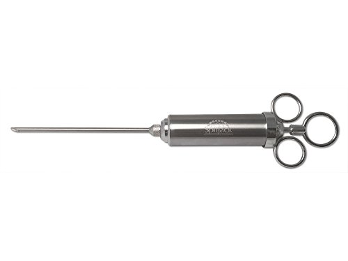 SpitJack SHOT Meat Injector Brush Bundlet - Turkey Injector - Stainless Steel - Marinade Flavor Injector - BBQ Meat Injector With 3 Needles - Thumbnail 4