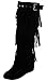 Nature Breeze Bridget-02HI Women's Fashion Hidden Platform Mid Calf High Boots