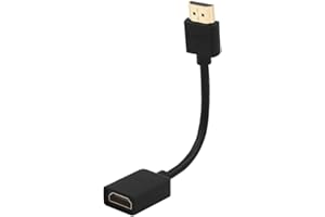 VCE HDMI Extension Cable Male to Female Adapter Short HDMI Extender Support 4K 3D Compatible with Google Chrome Cast, Roku Stick, HDTV, Laptop and PC