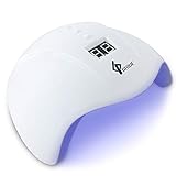 GLOUE UV LED Nail Lamp Portable 36 W Nail Dryer with 12 Beads Nail Polish Curing Lamp