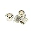 B Blesiya 4 Pieces Handcraft Open Ukulele String Tuning Pegs Acacia Knob Machine Heads 2R2L