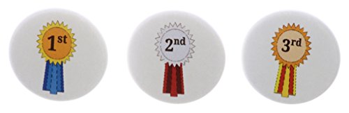 A&T Designs Set 3 Award Ribbons 1st 2nd 3rd Place 1.25
